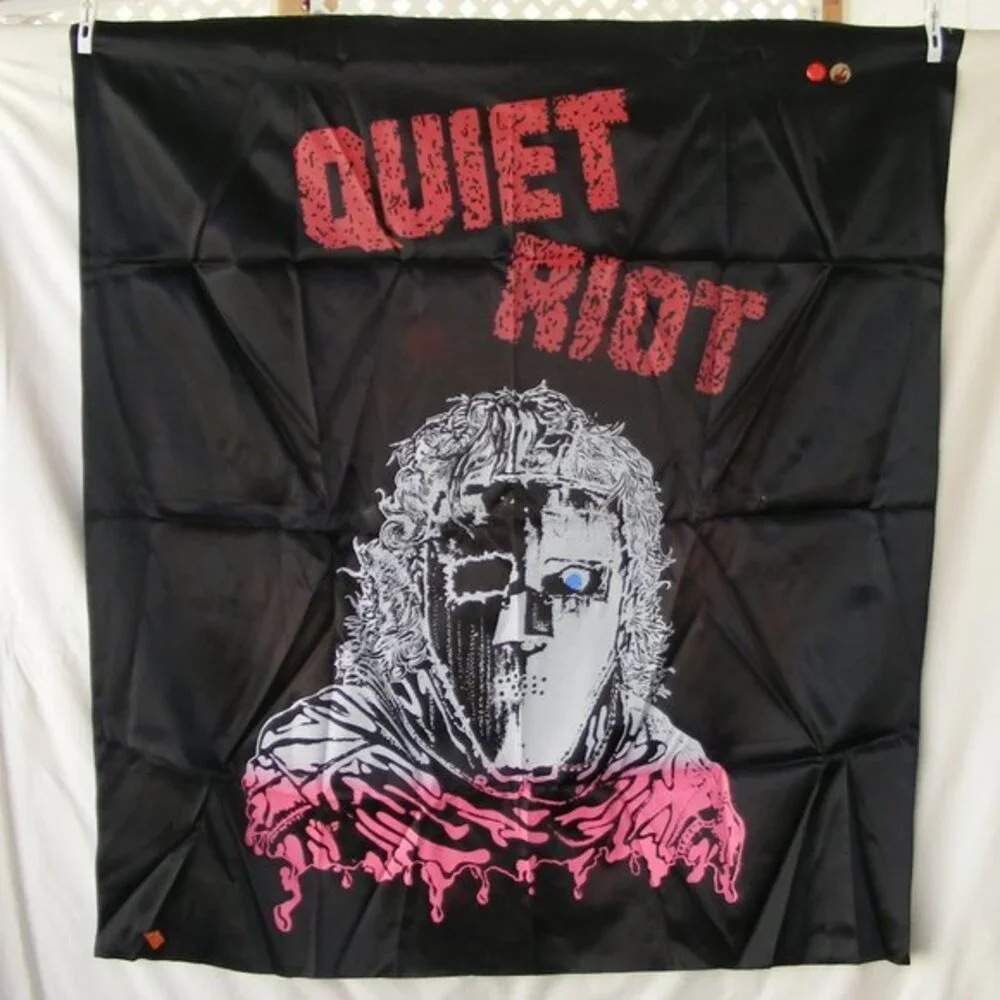 QUIET RIOT Satin Banner/Flag, Metal Health 1983
